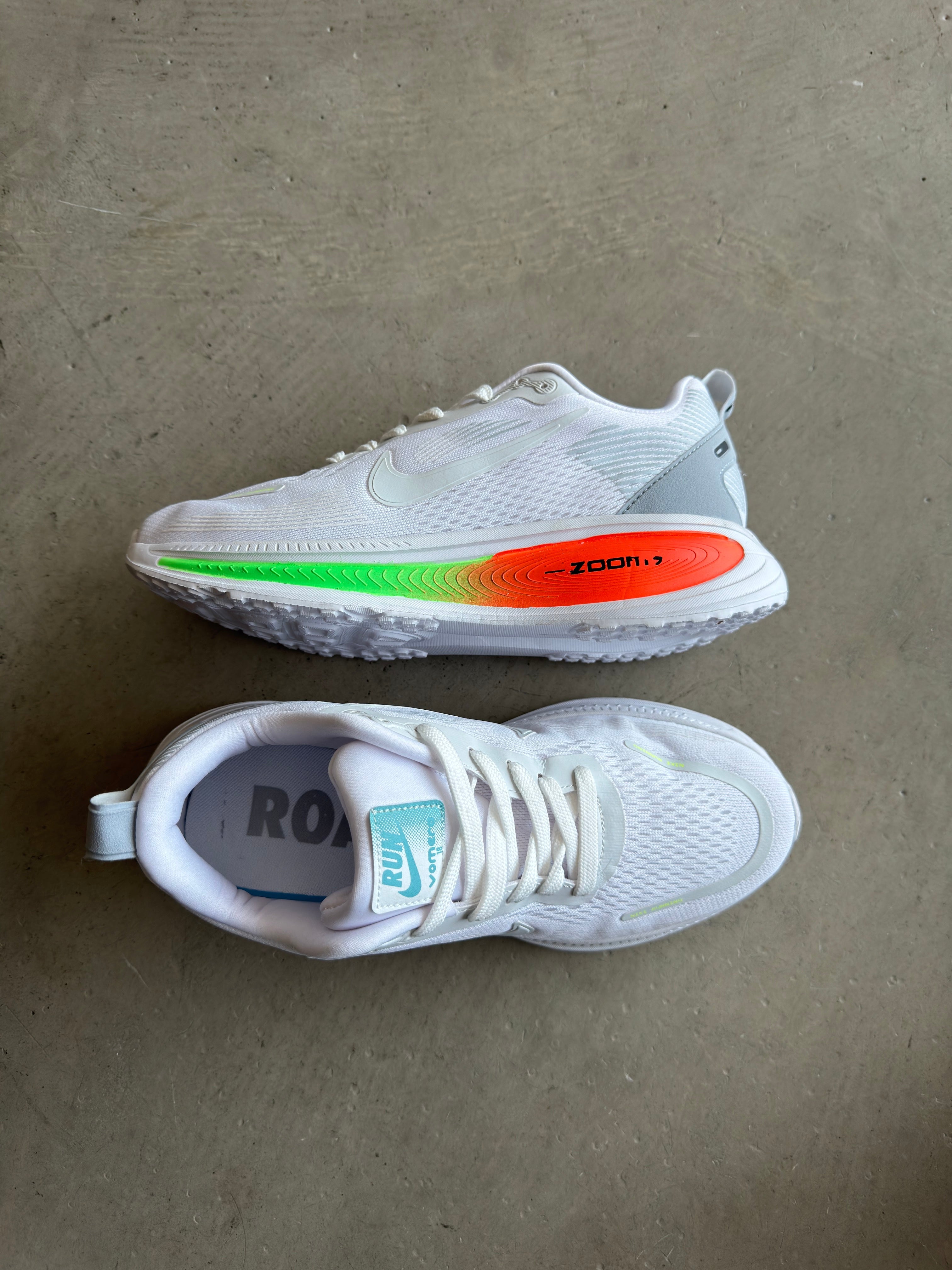 Nıke Turuncu Yeşil detay sneakers