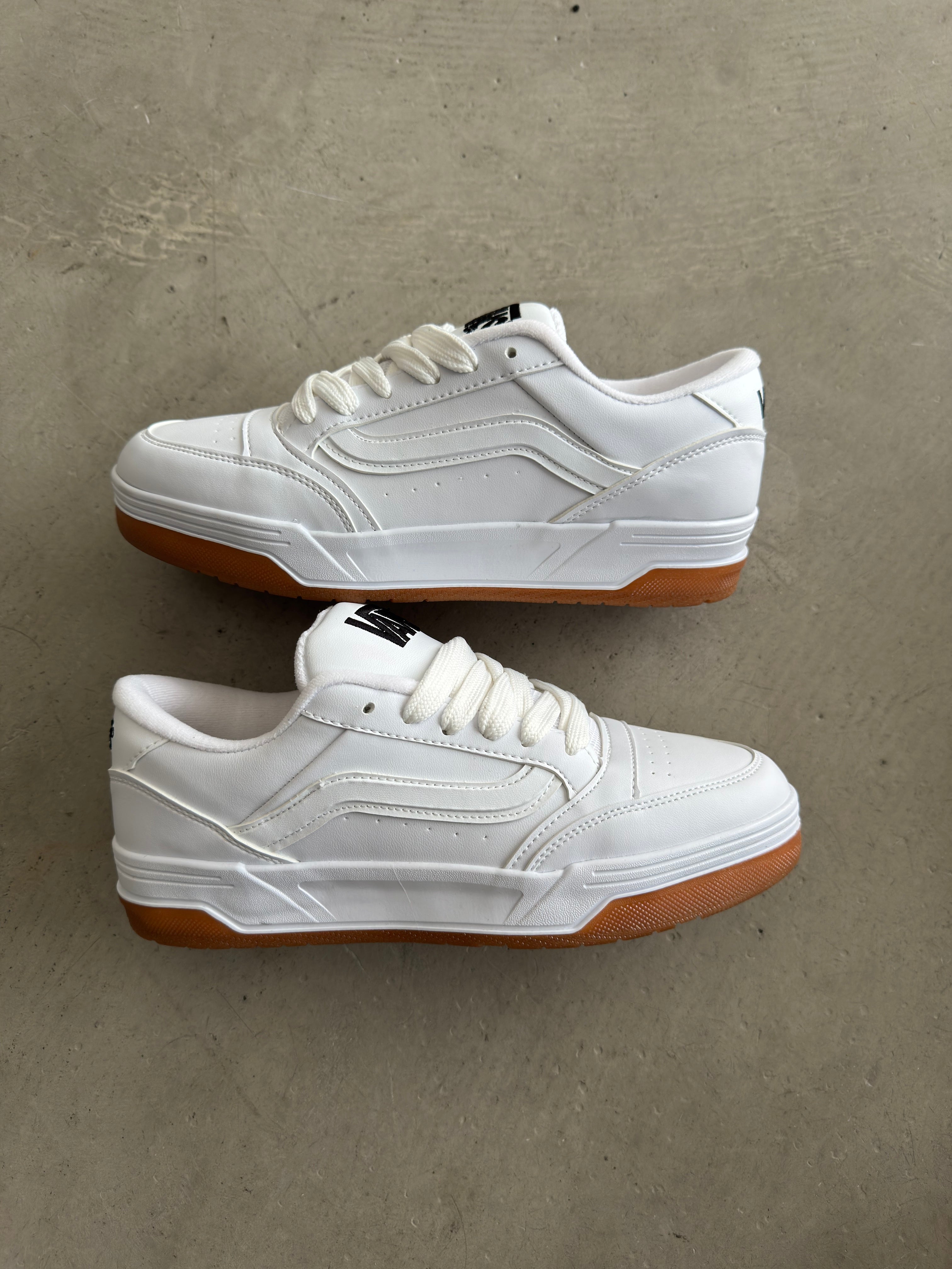 Vans Beyaz Krem Taban Sneakers