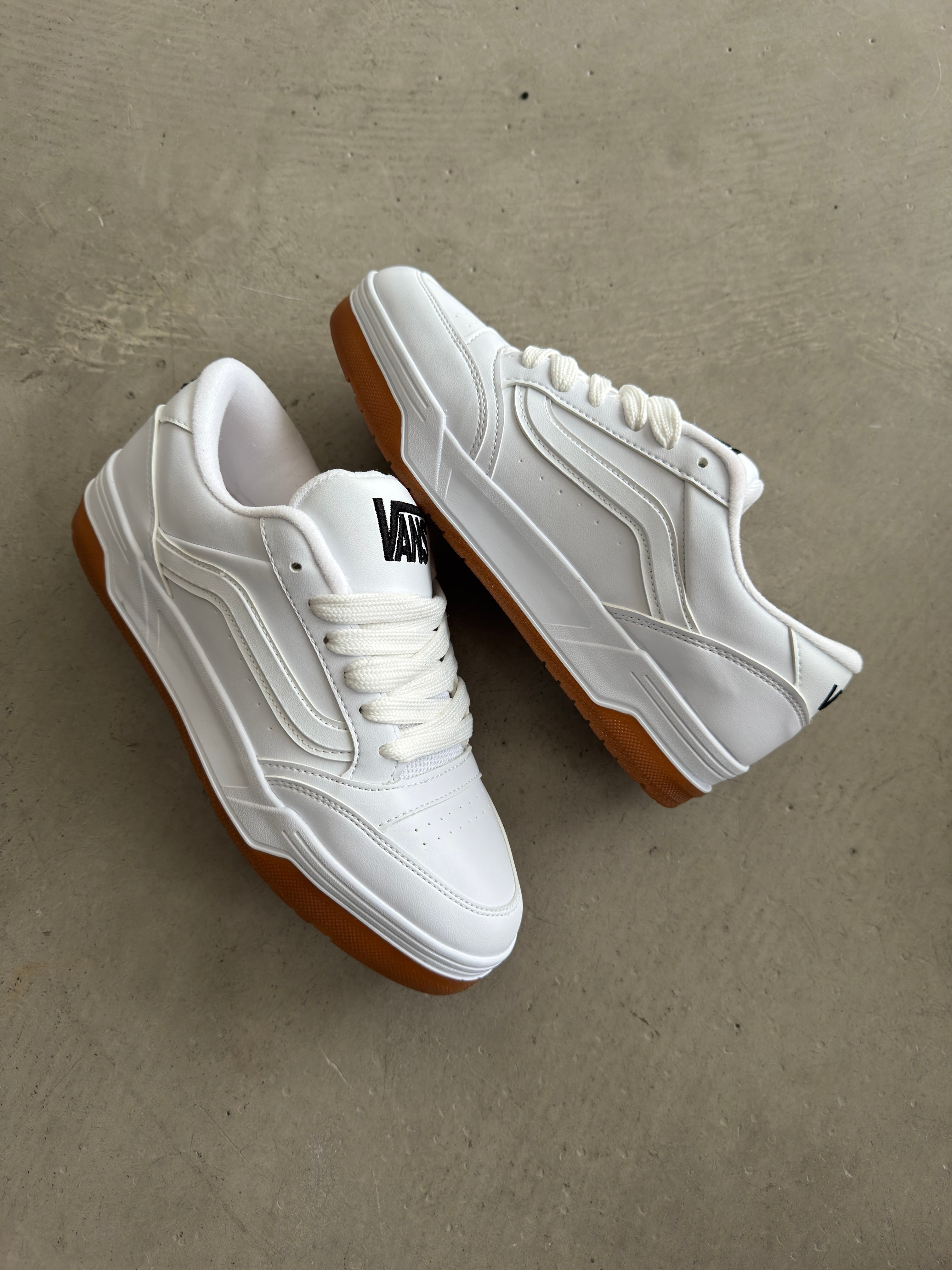 Vans Beyaz Krem Taban Sneakers