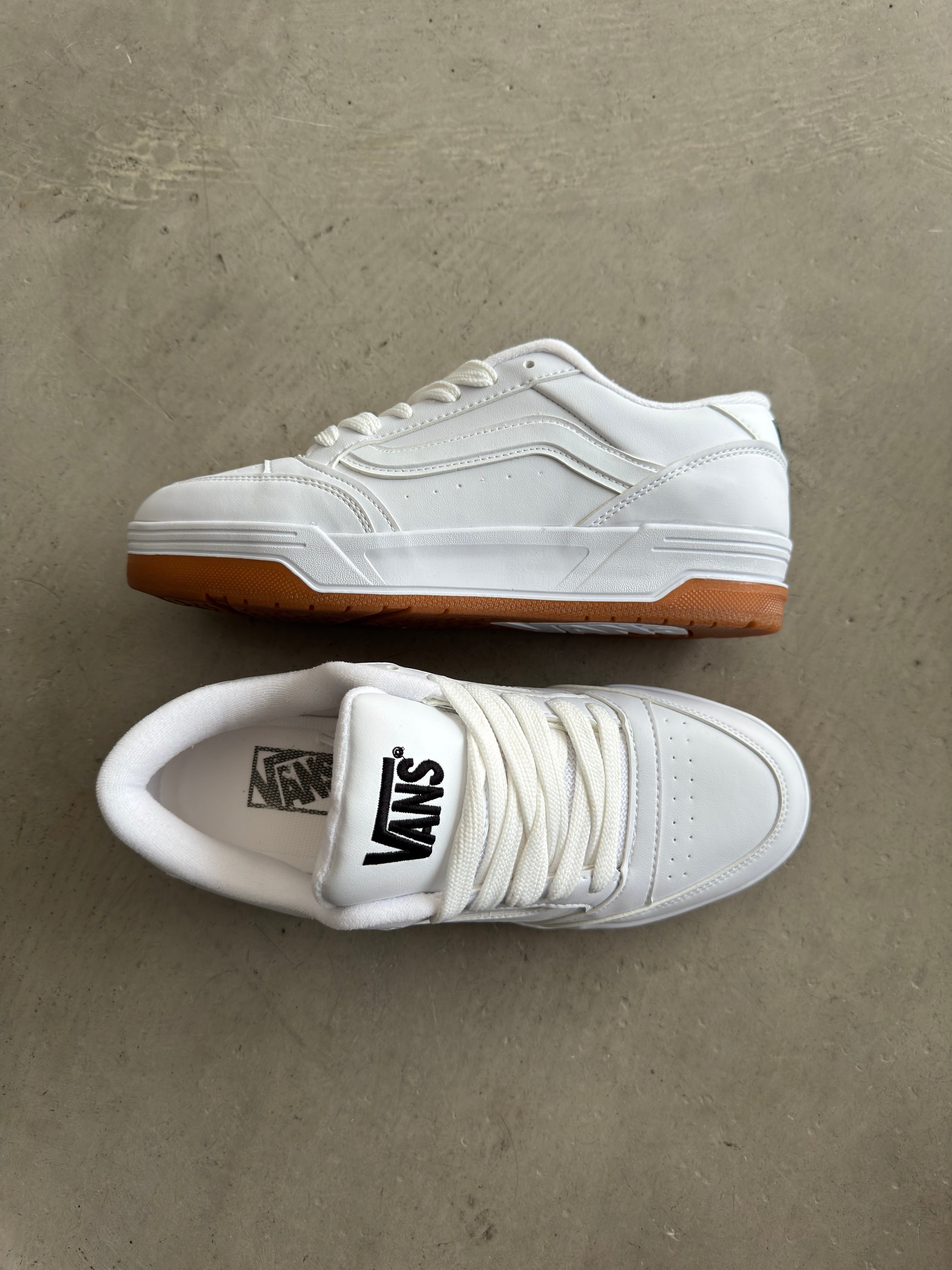 Vans Beyaz Krem Taban Sneakers