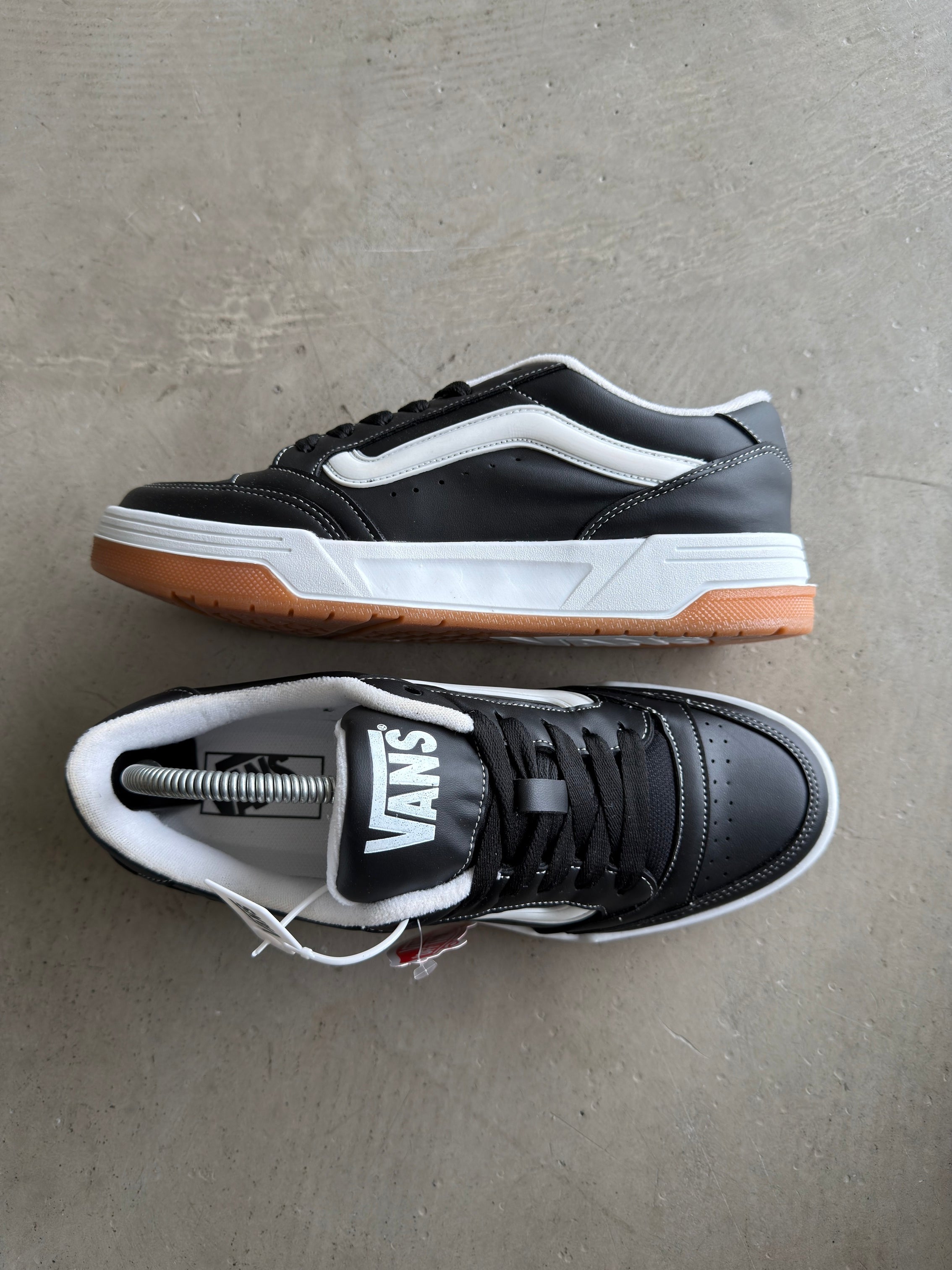 Vans Siyah beyaz Deri Sneakers