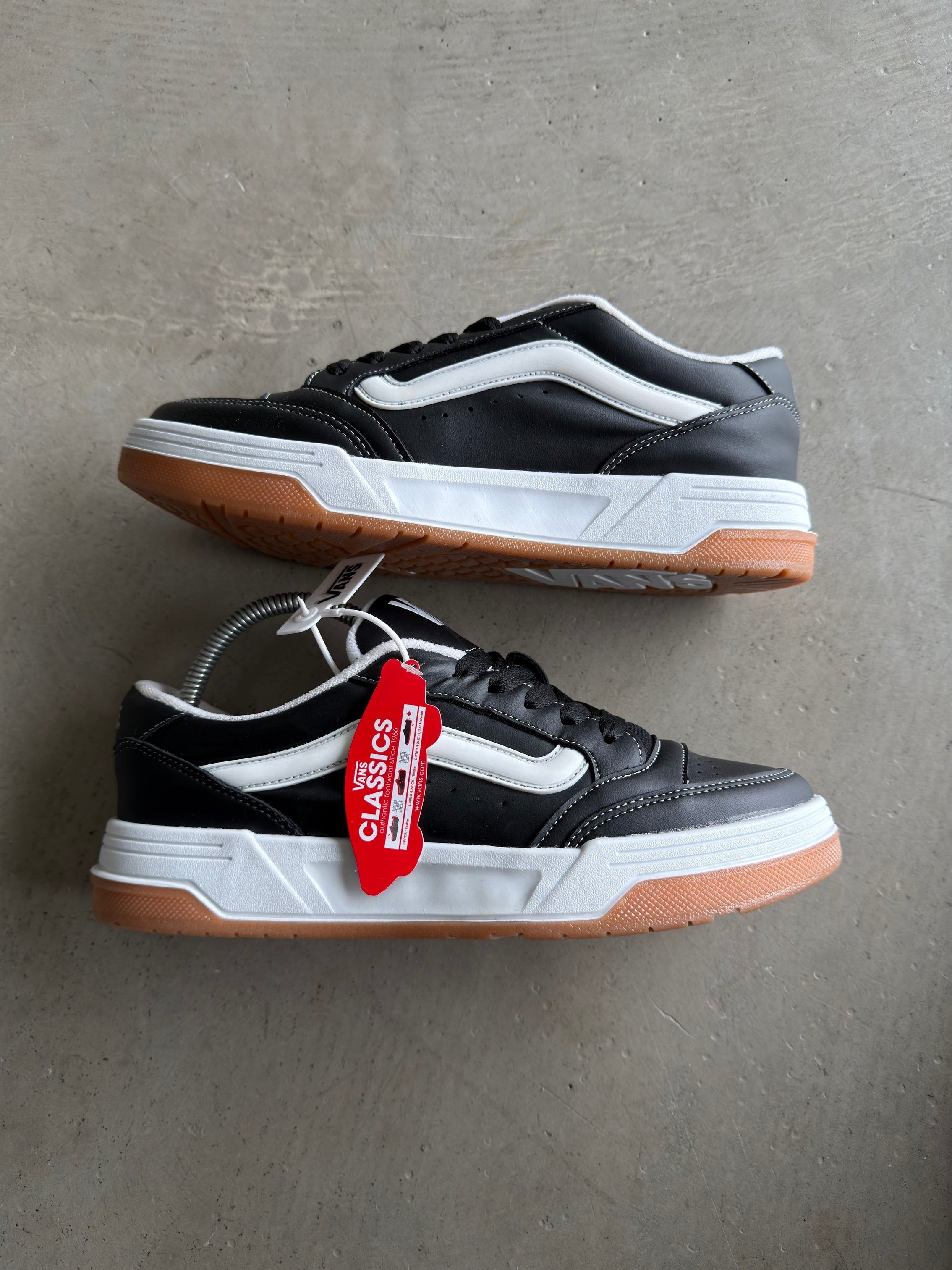 Vans Siyah beyaz Deri Sneakers
