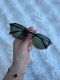 vintage oval leopar eyes  4037